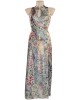 robe longue fendue Maddy, OutX, devant