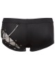 boxer homme zippé, noir, Svenjoyment, derrière