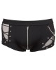 boxer homme zippé, noir, Svenjoyment, devant