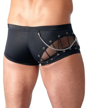 boxer homme zippé, noir, Svenjoyment, vue dos