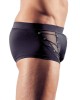 boxer homme zippé, noir, Svenjoyment, vue profil