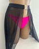 jupe longue en voile, noir, paradise boutik, profil