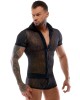 chemise en dentelle homme, Svenjoyment, vue profil