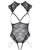 body bijou ouvert en dentelle, Abierta Fina by Cottelli, devant