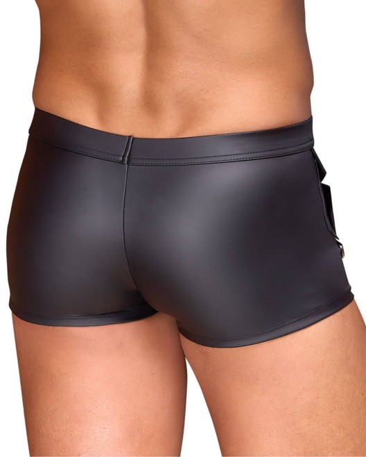 boxer homme en wetlook noir, Nek, zoom de dos
