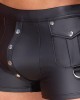 boxer homme en wetlook noir, Nek, zoom poche