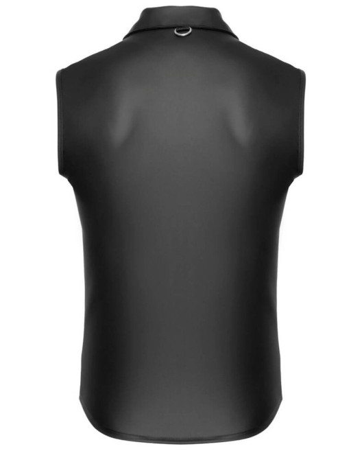débardeur homme en wetlook noir, Nek, derrière