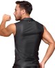 débardeur homme en wetlook noir, Nek, mannequin vue dos
