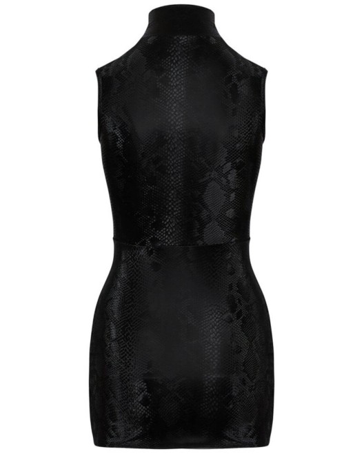 robe zippée en wetlook serpent, Cottelli Party, derrière