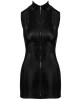robe zippée en wetlook serpent, Cottelli Party, devant