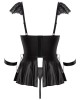 lingerie bondage babydoll avec menottes, Cottelli, derrière