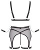 ensemble lingerie en résille, Cottelli Bondage, noir, derrière