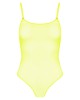 body string fluo transparent Corps à corps néon, jaune, Maison Close, devant