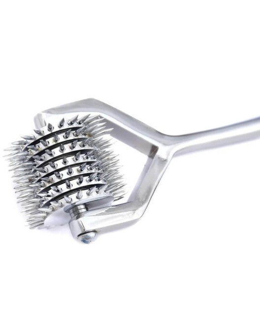 roulette de wartenberg 7 rangs, Kiotos, acier inoxydable, zoom picots