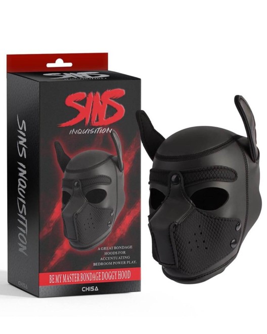 cagoule bdsm chien Puppy Hood, Sins inquisition, boîte