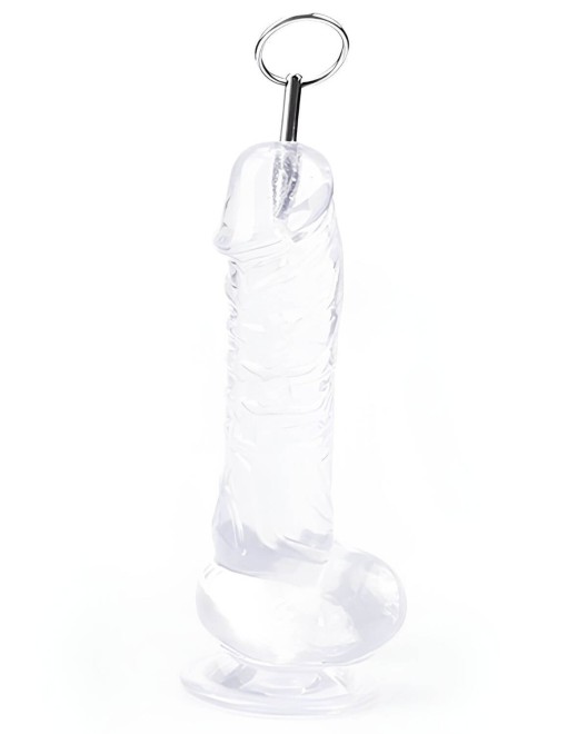 mini plug pénis creux en acier inoxydable, Kiotos, démo sur sextoy