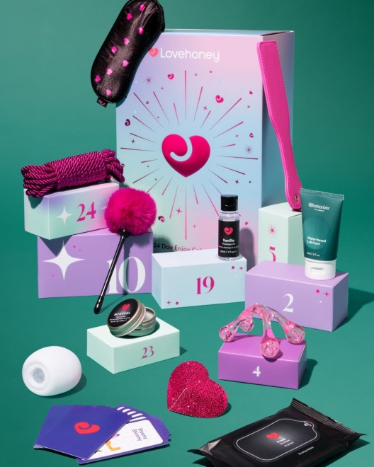 calendrier de l'avent coquin Lovehoney 2026, Enjoy, 24 surprises