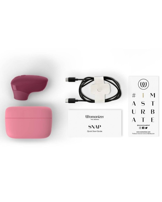 stimulateur clitoridien mini Womanizer Snap, contenu boîte