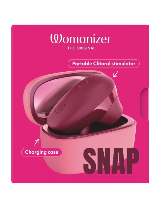 stimulateur clitoridien mini Womanizer Snap, boîte