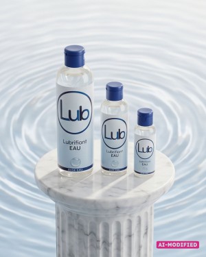 photo produit, famille, lubrifiant, LUB, base, eau, ambiance, effet, eau