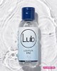 photo produit, lubrifiant, LUB, base, eau, 50ml, petit format, couché, effet, eau