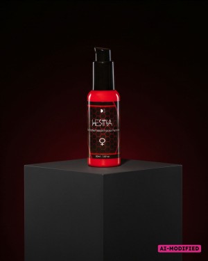 Gel raffermissant pour femme Hestias, présentation porduit photo studio