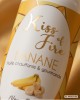 Kiss of fire, huile de massage chauffante et gourmande parfum banane zoom étiquette