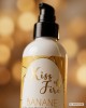 Kiss of fire,  huile de massage chauffante et gourmande parfum banane zoom sur l'huile
