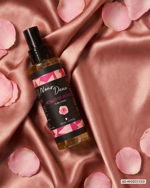 Huile de Massage Parfumée Pétales de Roses 100 ml - Nous Deux
