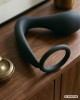 stimulateur prostatique cockring, Hard me P, noir, paradise boutik, sur table de chevet