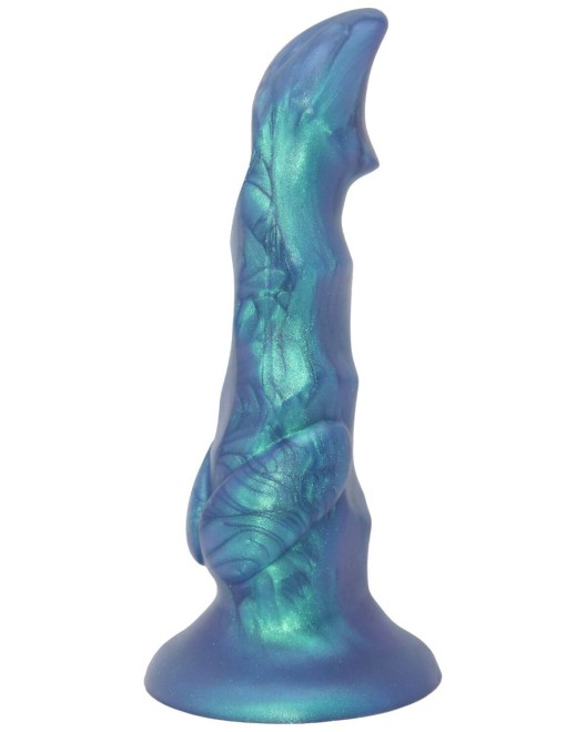 gode fantaisie ventouse, Le kraken, Paradise boutik, bleu, vue de profil