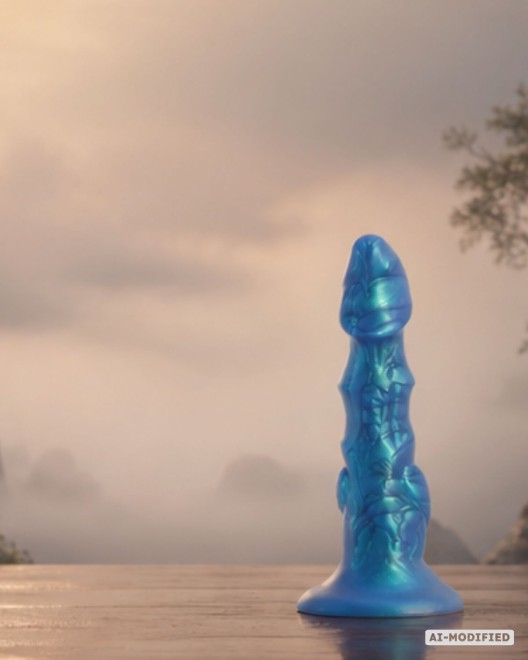 gode fantaisie ventouse, Le kraken, Paradise boutik, bleu, ambiance