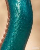 gode fantaisie serpent à ventouse, Le cobra, Paradise boutik, vert et doré, zoom écailles