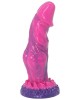 gode fantaisie à ventouse, Le titan, Paradise boutik, rose, sextoy de profil