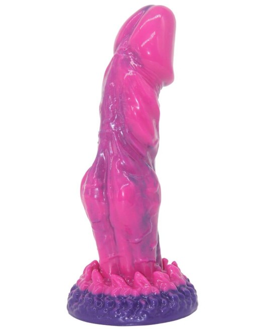 gode fantaisie à ventouse, Le titan, Paradise boutik, rose, vue de côté