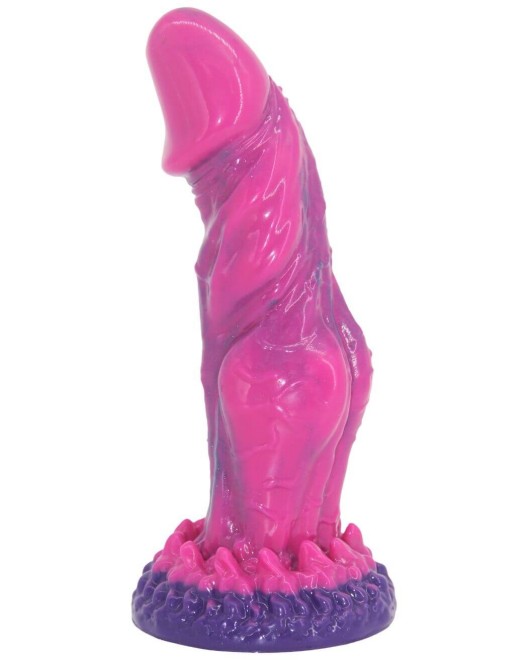 gode fantaisie à ventouse, Le titan, Paradise boutik, rose, sextoy de côté