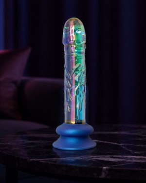 gode ventouse en verre, Glassia blue, Paradise boutik, studio