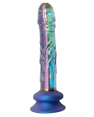 gode ventouse en verre, Glassia blue, Paradise boutik, sextoy