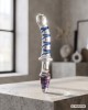 dildo et plug en verre 2-en-1, Glassia duo, Paradise boutik, photo studio
