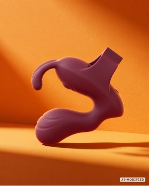 doigt vibrant double stimulation, Owii, rouge, Paradise Boutik, photo studio