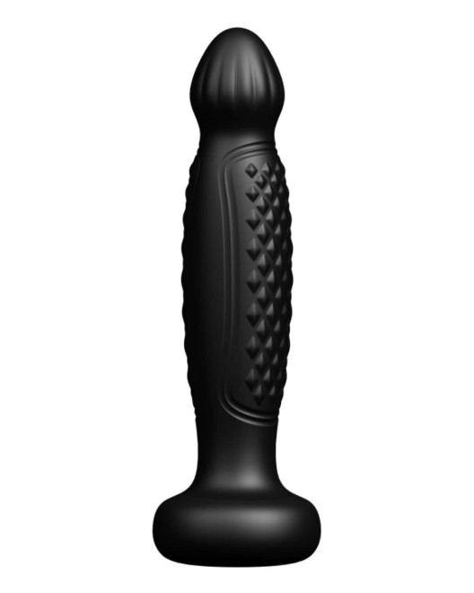 plug vibrant télécommandé à effets de vagues, Wavy Vive, Paradise boutik, noir, sextoy vue devant