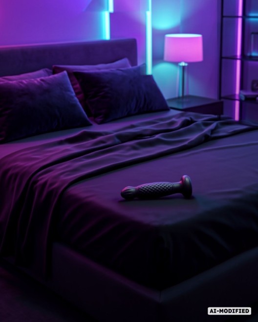 plug vibrant télécommandé à effets de vagues, Wavy Vive, Paradise boutik, noir, ambiance chambre