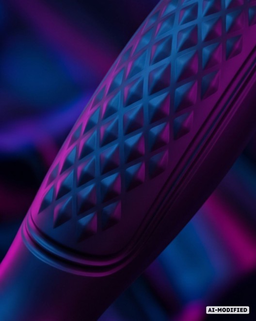 plug vibrant télécommandé à effets de vagues, Wavy Vive, Paradise boutik, noir, zoom nervures
