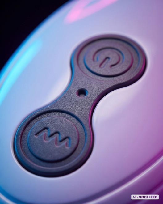 plug vibrant télécommandé à effets de vagues, Wavy Vive, Paradise boutik, noir, zoom boutons