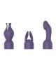vibromasseur wand à trois embouts interchangeables, Sensiplay, Paradise boutik, têtes de stimulation