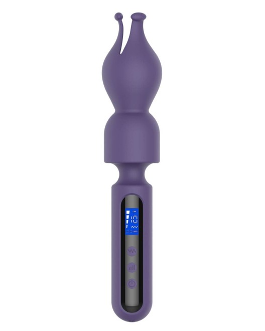 vibromasseur wand à trois embouts interchangeables, Sensiplay, Paradise boutik, avec tête masseuse
