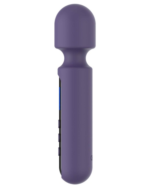 vibromasseur wand à trois embouts interchangeables, Sensiplay, Paradise boutik, sextoy seul vue de profil