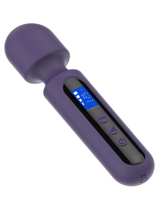 vibromasseur wand à trois embouts interchangeables, Sensiplay, Paradise boutik, sextoy seul