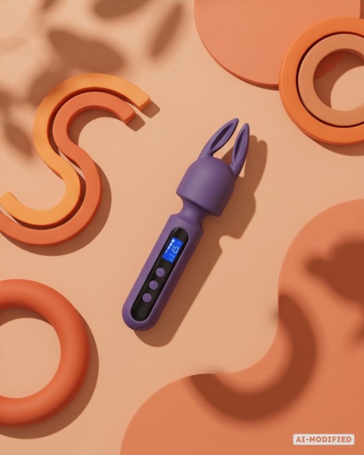 vibromasseur wand à trois embouts interchangeables, Sensiplay, Paradise boutik, posé