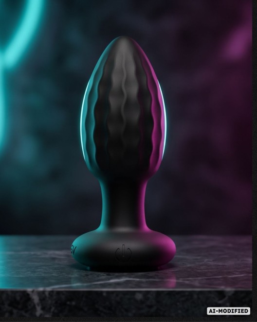 bijou plug anal lumineux télécommandé, We plug connect light, Paradise Boutik, photo studio
